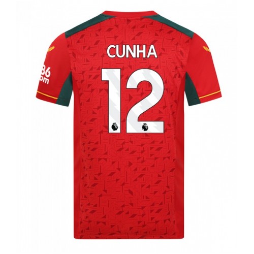 Dres Wolves Matheus Cunha #12 Gostujuci 2023-24 Kratak Rukav